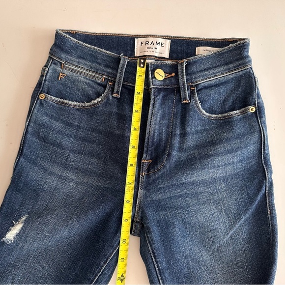 Frame Denim Distressed Le High Skinny Jeans - Picture 8 of 9